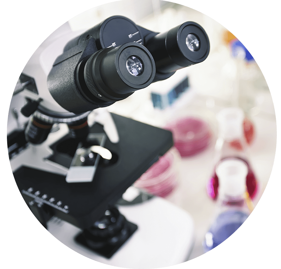 Microscopio par control microbiologico